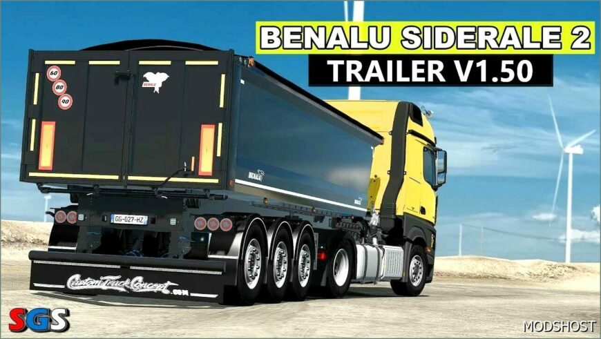 ETS2 Mod: Benalu Siderale 2 Trailer 1.50 (Featured)