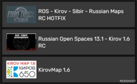 ETS2 Mod: Kirov Map 1.6 Free Updated 1.50 (Image #3)