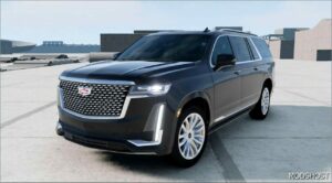 BeamNG Cadillac Car Mod: Escalade ESV 2023 V2.0 0.32 (Featured)
