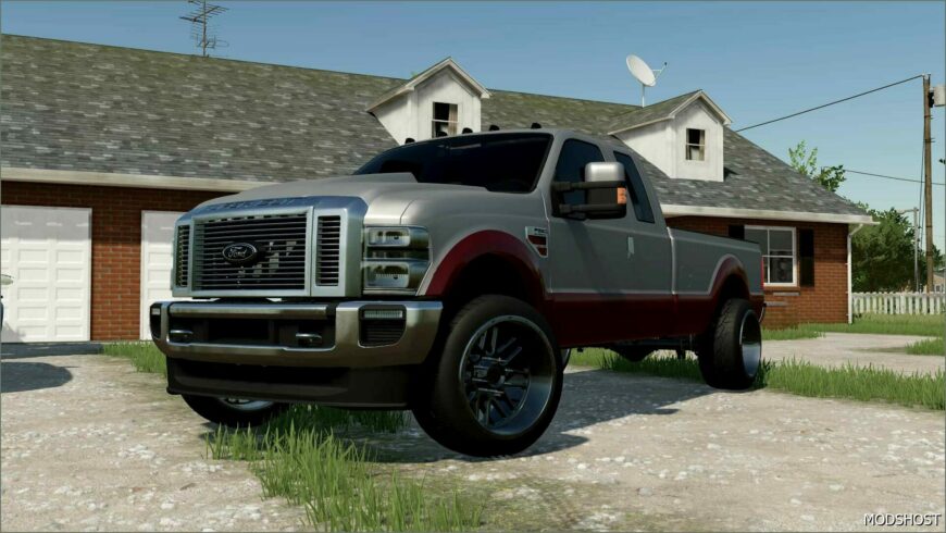 FS22 Ford Car Mod: 2008 Ford F250 Powerstroke (Featured)