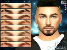 Sims 4 Eyebrows Hair Mod: Fabian Eyebrows N313 – V2 (Featured)