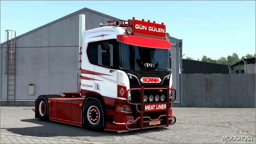 ETS2 Scania Truck Mod: 460R GüN Gülen V4.0 (Featured)
