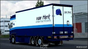 ETS2 Scania Truck Mod: R450 + Trailer VAN Herk V14.0 (Image #3)