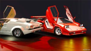 BeamNG Lamborghini Car Mod: Countach 1974-1990 0.32 (Image #2)