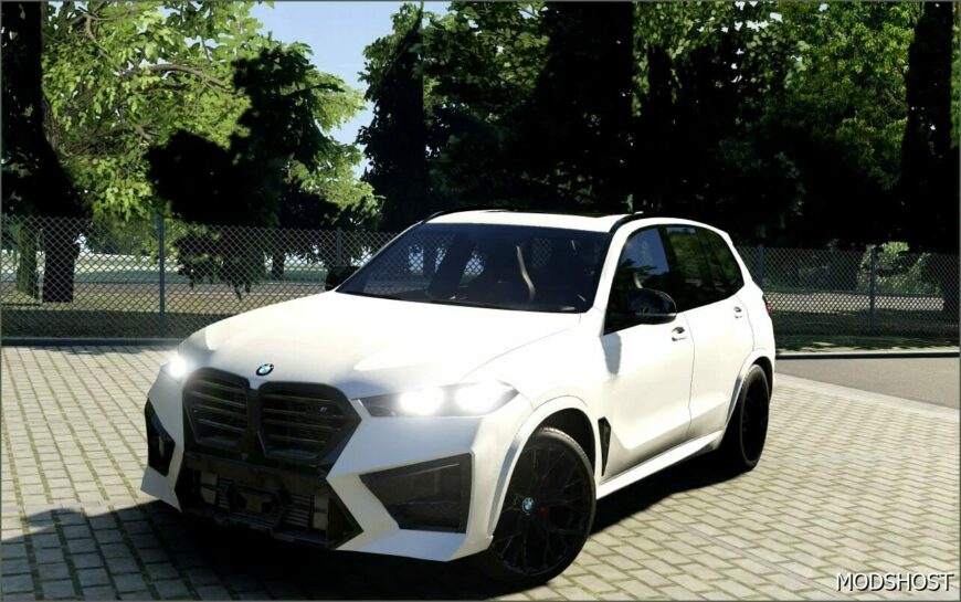 BeamNG BMW Car Mod: X5M (F95) Facelift 0.32 (Featured)