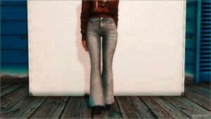 GTA 5 Player Mod: Flared Jeans for MP Female (Image #5)