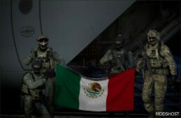 GTA 5 Mod: Mexican Special Forces Flags Sp/Fivem (Image #3)