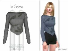 Sims 4 Elder Clothes Mod: Liliana Blouse – ACN 457 (Featured)
