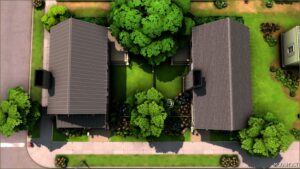 Sims 4 House Mod: Bargain Bend Bungalows (NO CC) (Image #2)