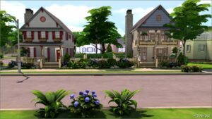 Sims 4 House Mod: Bargain Bend Bungalows (NO CC) (Image #6)