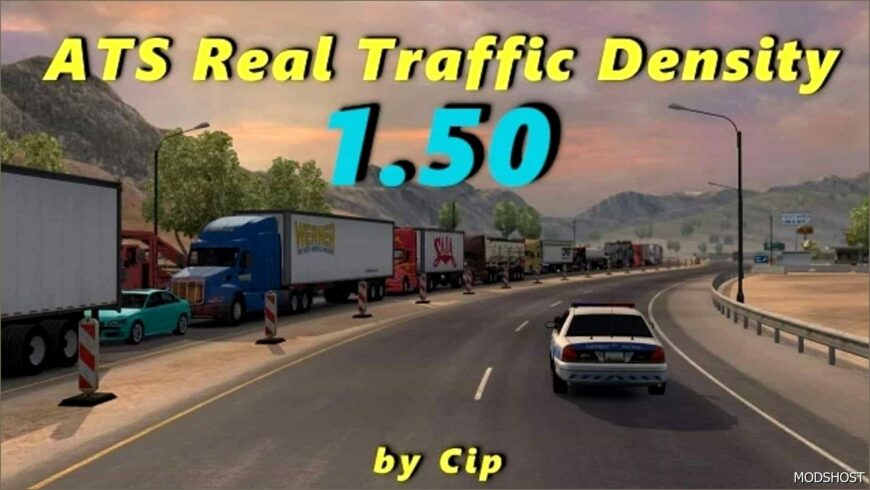 ATS Mod: Real Traffic Density 1.50.B (Featured)