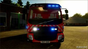 FS22 Volvo Vehicle Mod: 2017 Volvo FL UK Fire Service (Image #5)