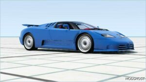 BeamNG Bugatti Car Mod: EB 110 0.32 (Featured)