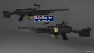 GTA 5 Weapon Mod: FN Minimi F89 (Image #2)