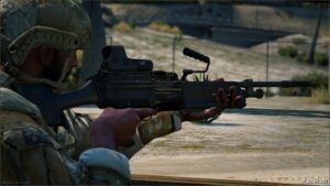 GTA 5 Weapon Mod: FN Minimi F89 (Image #3)