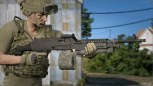 GTA 5 Weapon Mod: M240 (Image #2)