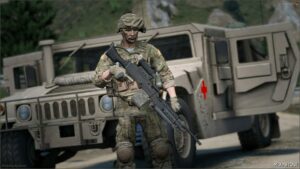 GTA 5 Weapon Mod: M240 (Image #4)