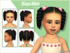 Sims 4 Female Mod: Kaya Hair – Toddler Version (Featured)