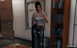 GTA 5 Player Mod: Silk TOP for MP Female (Image #2)