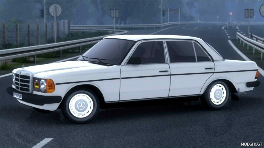 ETS2 Mercedes-Benz Car Mod: 280E W123 1983 V1.2 (Featured)