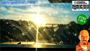 ETS2 Mod: Dirty Windshield 1.50 (Featured)