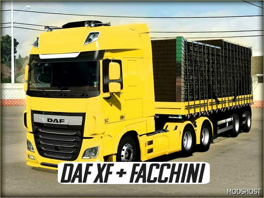 ETS2 DAF Truck Mod: XF E Facchini V1.5 (Featured)