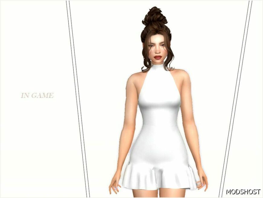 Sims 4 Party Clothes Mod: Cherry Dress (Featured)