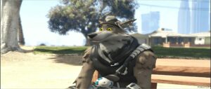 GTA 5 Player Mod: Wendell & Dire Wolf “Fortnite” Add-On Peds (Image #5)