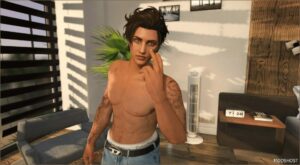 GTA 5 Player Mod: Jace Hair for MP Male (Image #3)