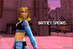 GTA 5 Player Mod: Britney Spears (Add-On PED) (Featured)