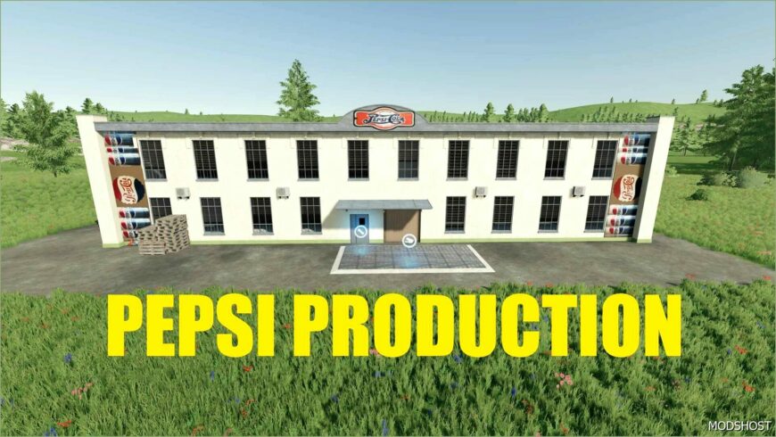 FS22 Placeable Mod: Pepsi Production V1.0.0.1 (Featured)