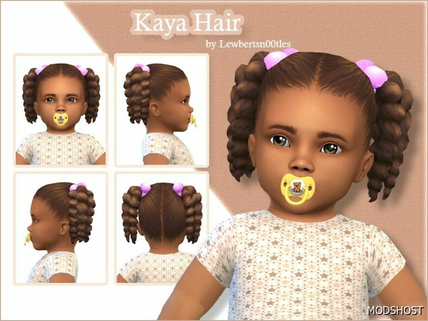 Sims 4 Kid Mod: Kaya Hair – Infant Version (Featured)
