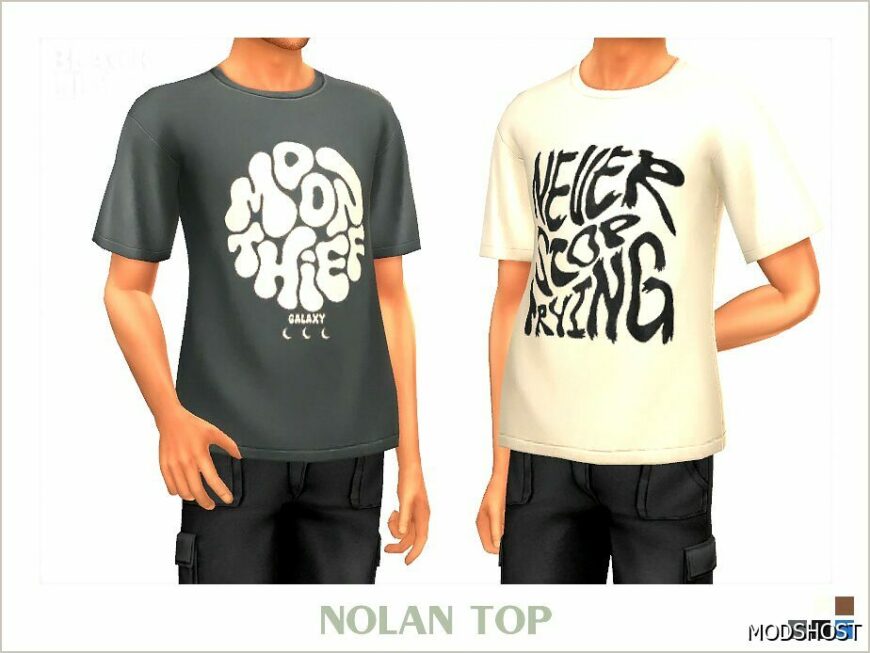 Sims 4 Everyday Clothes Mod: Nolan TOP (Featured)