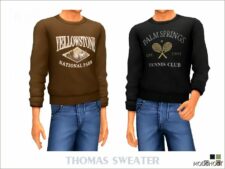 Sims 4 Everyday Clothes Mod: Thomas Sweater (Featured)