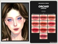 Sims 4 Female Makeup Mod: Orchid Lipstick (Featured)