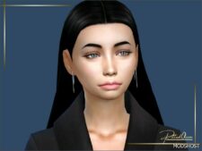Sims 4 Female Accessory Mod: Hannah Earrings (Image #2)