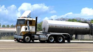 ATS Kenworth Truck Mod: K100E DAY CAB by Mroverfloater 1.50 (Featured)
