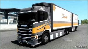 ETS2 Scania Truck Mod: R580 + Trailer Megamod V1.3 (Featured)