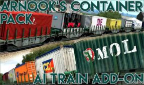 ETS2 Trailer Mod: Arnooks Container Pack V18 1.50 (Image #3)