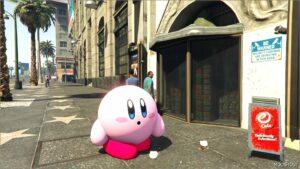 GTA 5 Player Mod: Kirby Add-On PED (Image #2)