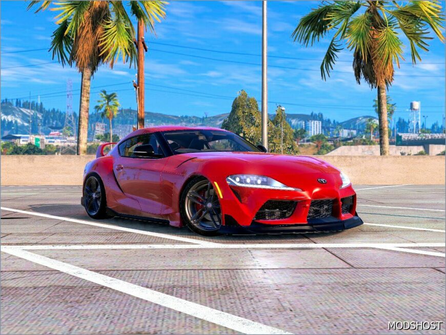 BeamNG Toyota Car Mod: BMP Toyota Supra A90 0.32 (Featured)