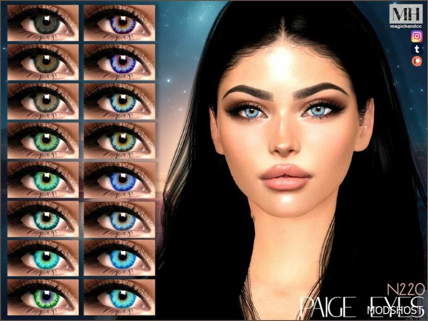Sims 4 Mod: Paige Eyes N220 (Featured)