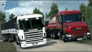 ETS2 Scania Truck Mod: 124 + Bitrem 1.50 (Featured)