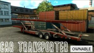 ETS2 Mod: Ownable OLD SCS Car Transporter Trailer 1.50 (Image #3)