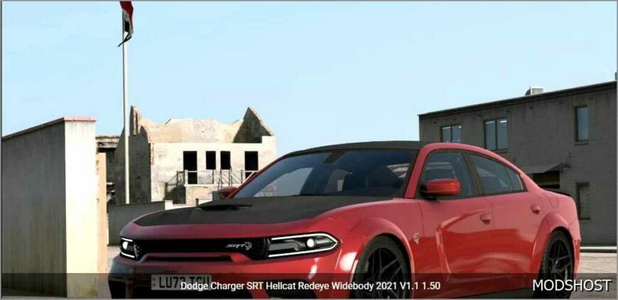 ETS2 Dodge Car Mod: Charger SRT Hellcat Redeye Widebody 2021 V1.1 (Featured)