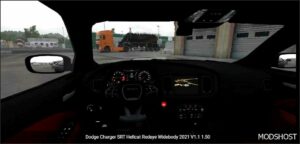ETS2 Dodge Car Mod: Charger SRT Hellcat Redeye Widebody 2021 V1.1 (Image #2)