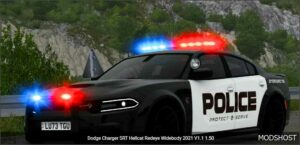 ETS2 Dodge Car Mod: Charger SRT Hellcat Redeye Widebody 2021 V1.1 (Image #4)
