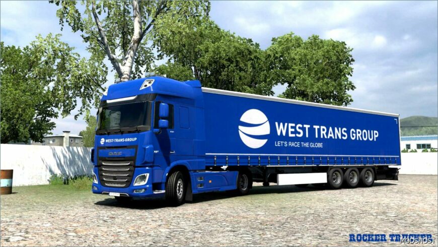 ETS2 Mod: West Trans Group Skin Pack (Featured)