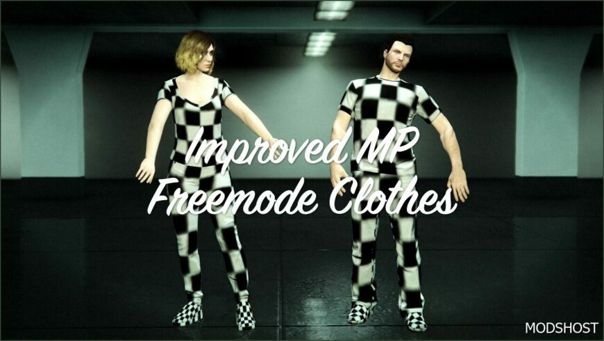 GTA 5 Player Mod: Improved MP Freemode Clothes 1.1 (Featured)
