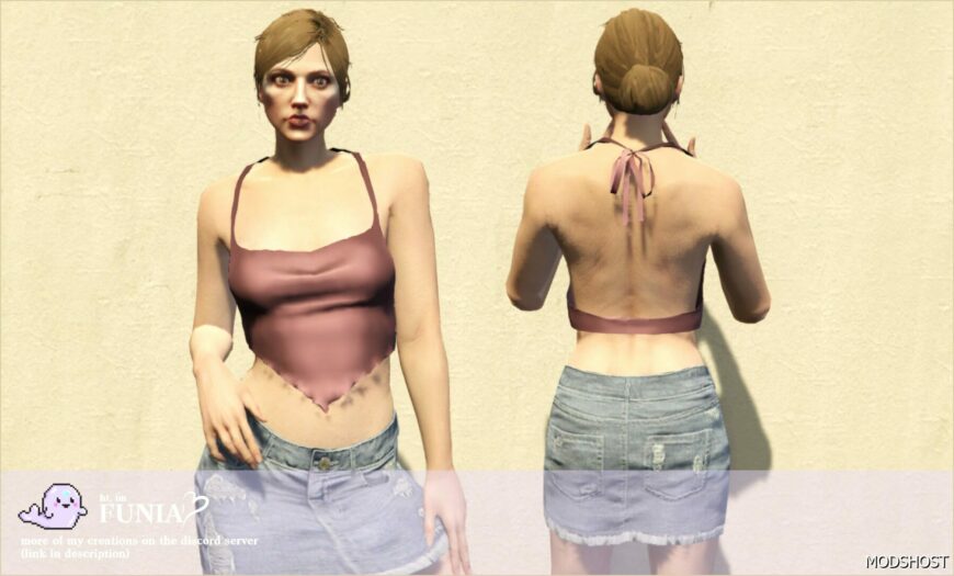 GTA 5 Player Mod: Party TOP for MP Female (Featured)